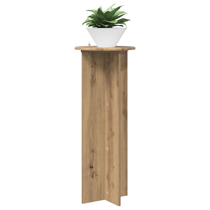 Planteholder 2 pcs Artisan eik Ø40 x 100 cm Konstruert tre