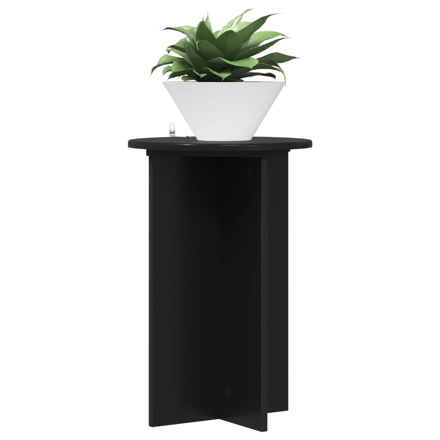 Planteholder 2 pcs Svart Ø40 x 60 cm Konstruert tre