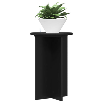 Planteholder 2 pcs Svart Ø40 x 60 cm Konstruert tre