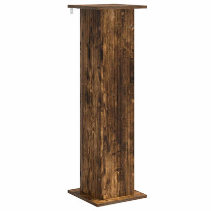 Planteholder 2 pcs Røkt Eik 30,5 x 30 x 100,5 cm Konstruert tre