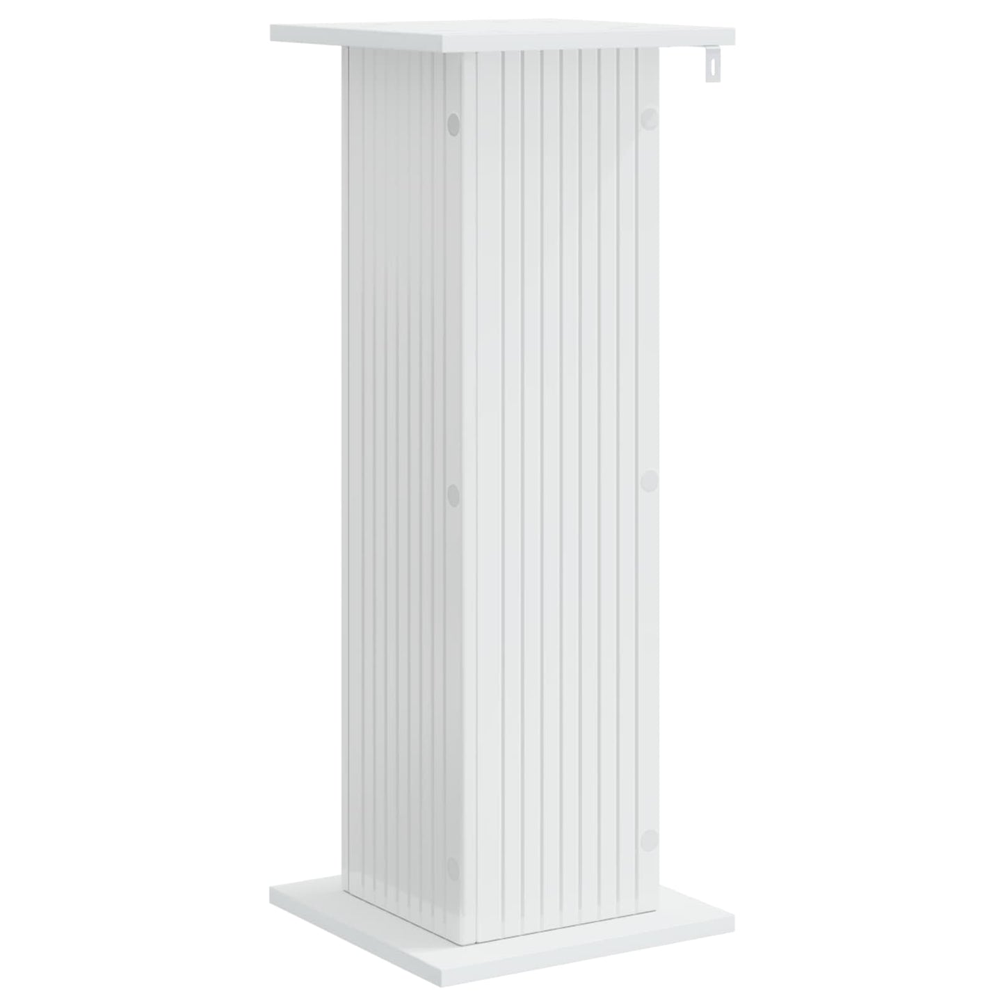Planteholder Høgglans hvit 30,5 x 30 x 80,5 cm Konstruert tre