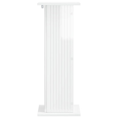Planteholder Høgglans hvit 30,5 x 30 x 80,5 cm Konstruert tre