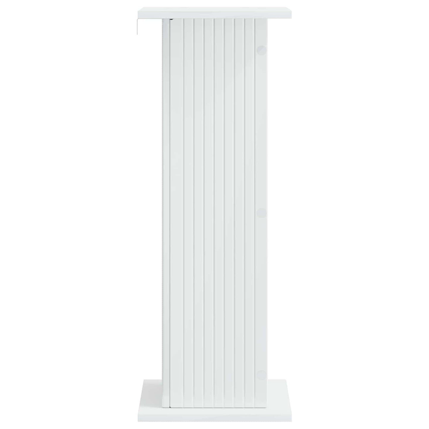 Planteholder Høgglans hvit 30,5 x 30 x 80,5 cm Konstruert tre