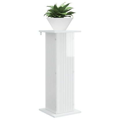 Planteholder 2 pcs Høgglans hvit 30,5 x 30 x 80,5 cm