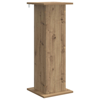 Planteholder 2 pcs Artisan eik 30,5 x 30 x 80,5 cm
