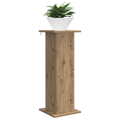 Planteholder 2 pcs Artisan eik 30,5 x 30 x 80,5 cm