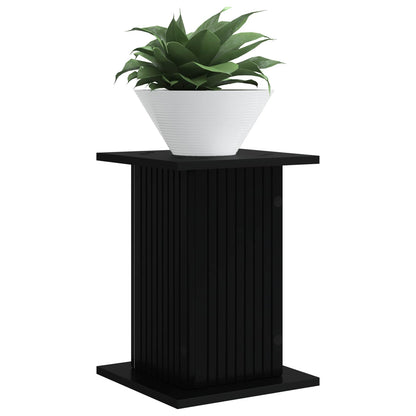 Planteholder 2 pcs Svart 30,5 x 30 x 43 cm Konstruert tre