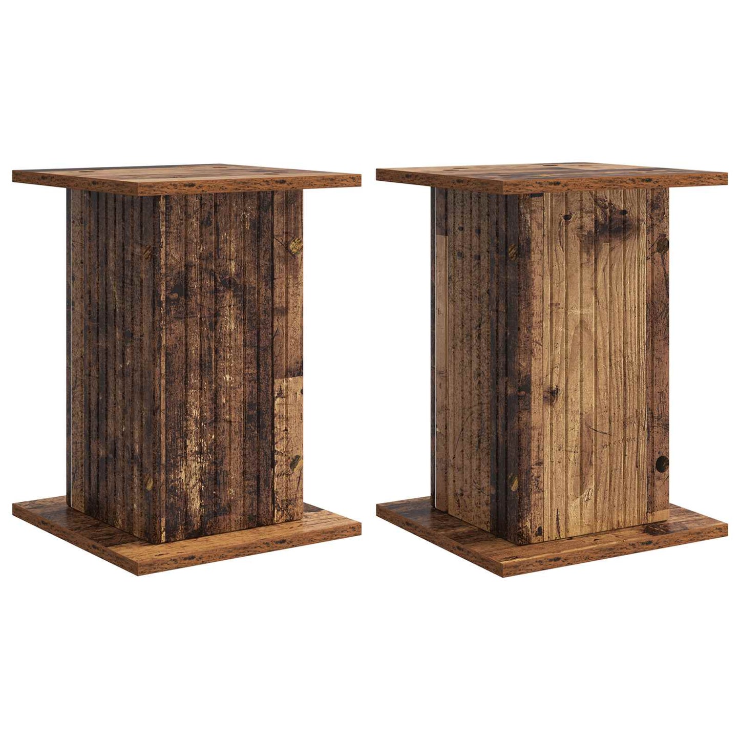 Planteholder 2 pcs Gammelt tre 30,5 x 30 x 43 cm Konstruert tre