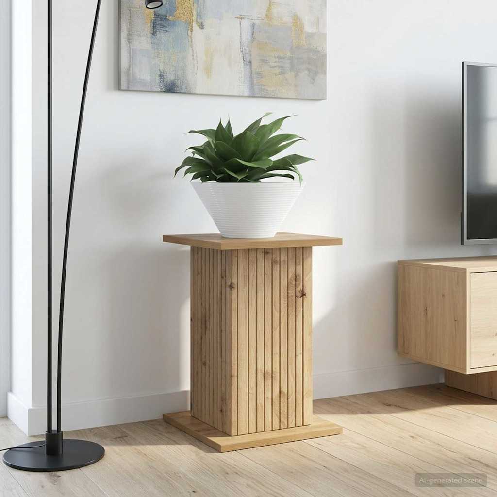 Planteholder 2 pcs Artisan eik 30,5 x 30 x 43 cm Konstruert tre
