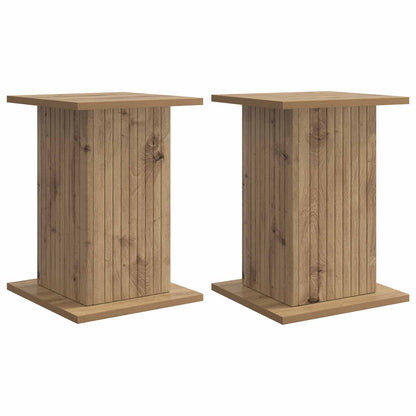 Planteholder 2 pcs Artisan eik 30,5 x 30 x 43 cm Konstruert tre