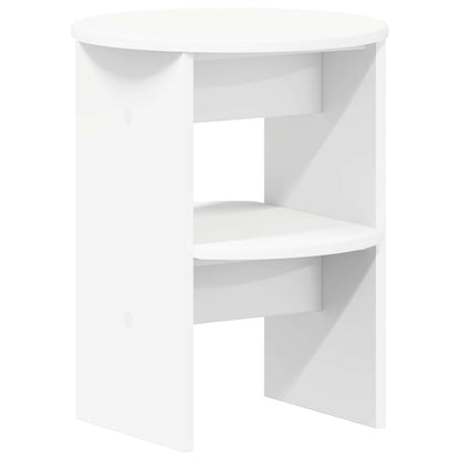 Sideskap 2 pcs Hvit Ø40 x 50 cm Konstruert tre