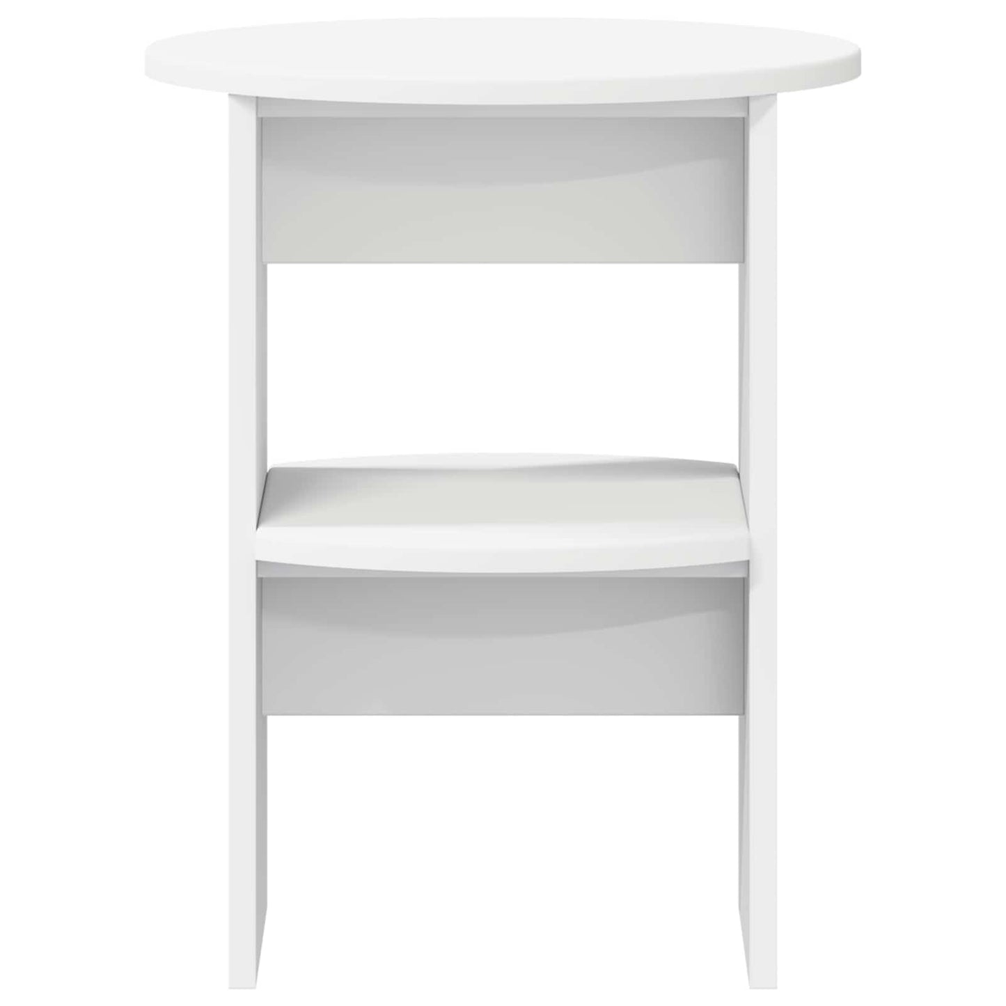 Sideskap 2 pcs Hvit Ø40 x 50 cm Konstruert tre