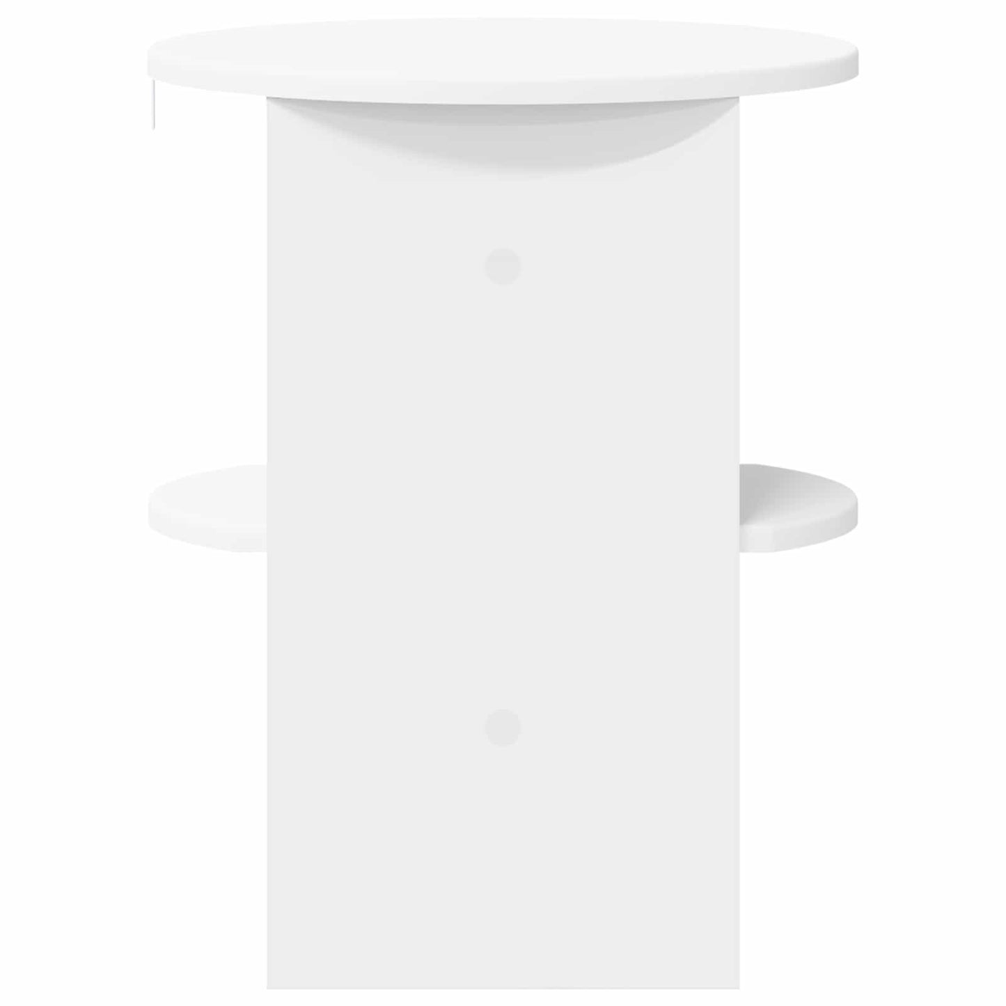 Sideskap 2 pcs Hvit Ø40 x 50 cm Konstruert tre