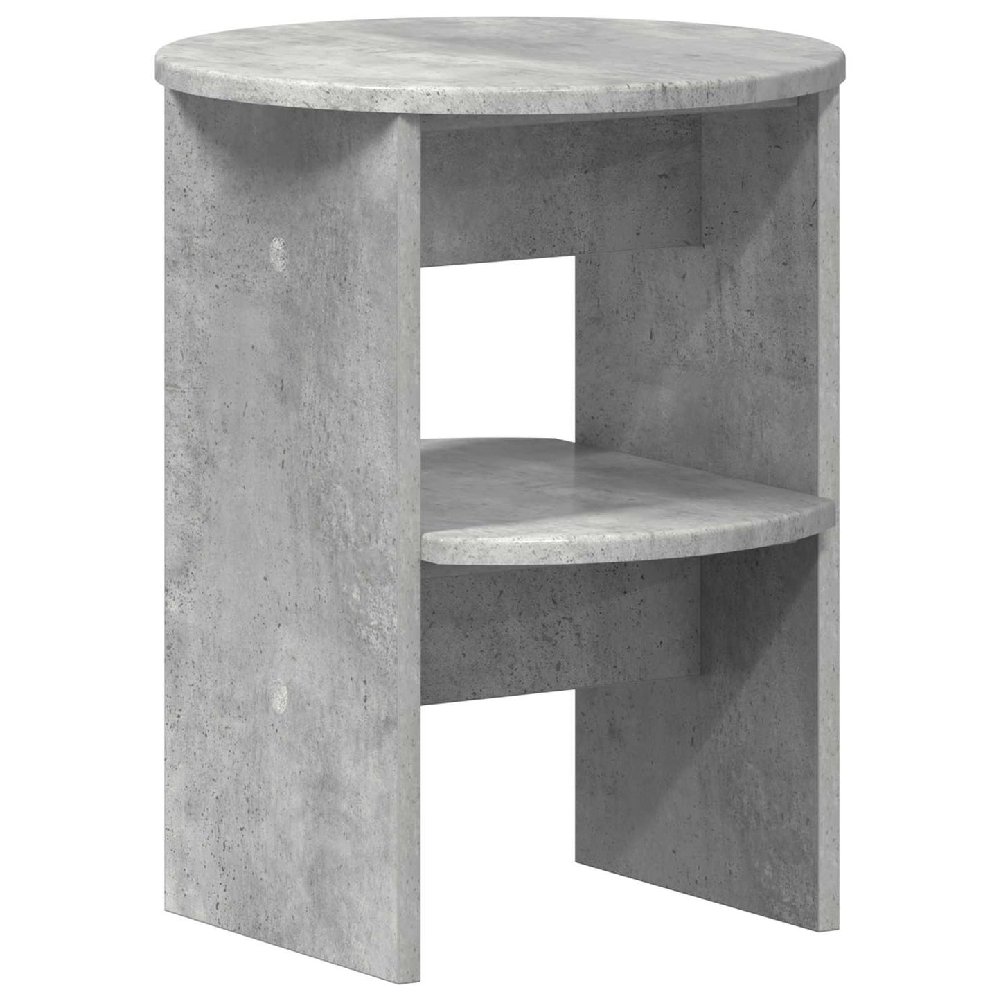 Sideskap 2 pcs BetongGrå Ø40 x 50 cm Konstruert tre