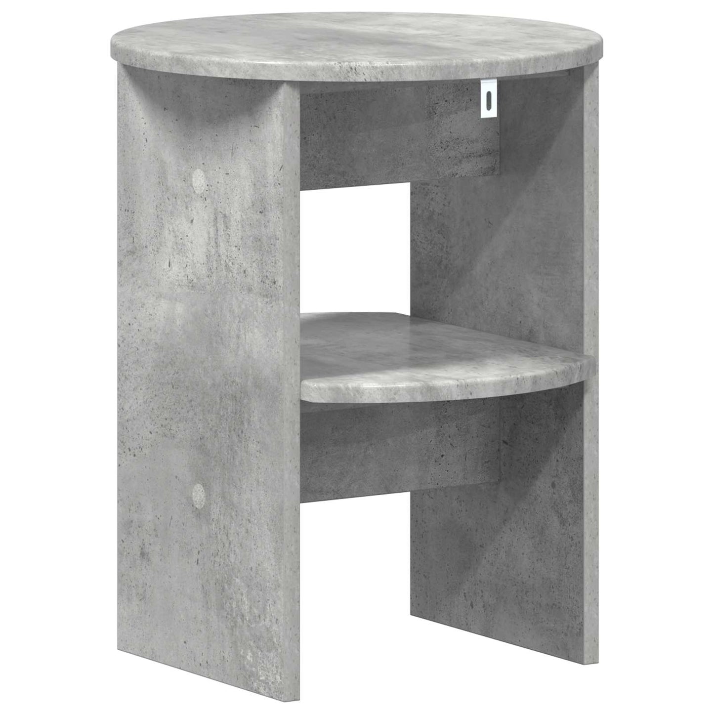 Sideskap 2 pcs BetongGrå Ø40 x 50 cm Konstruert tre