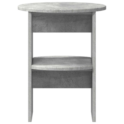 Sideskap 2 pcs BetongGrå Ø40 x 50 cm Konstruert tre