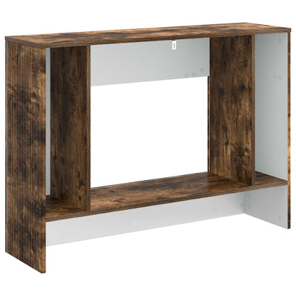 Konsollbord Stripete Røkt Eik 101 x 29 x 74 cm Konstruert tre