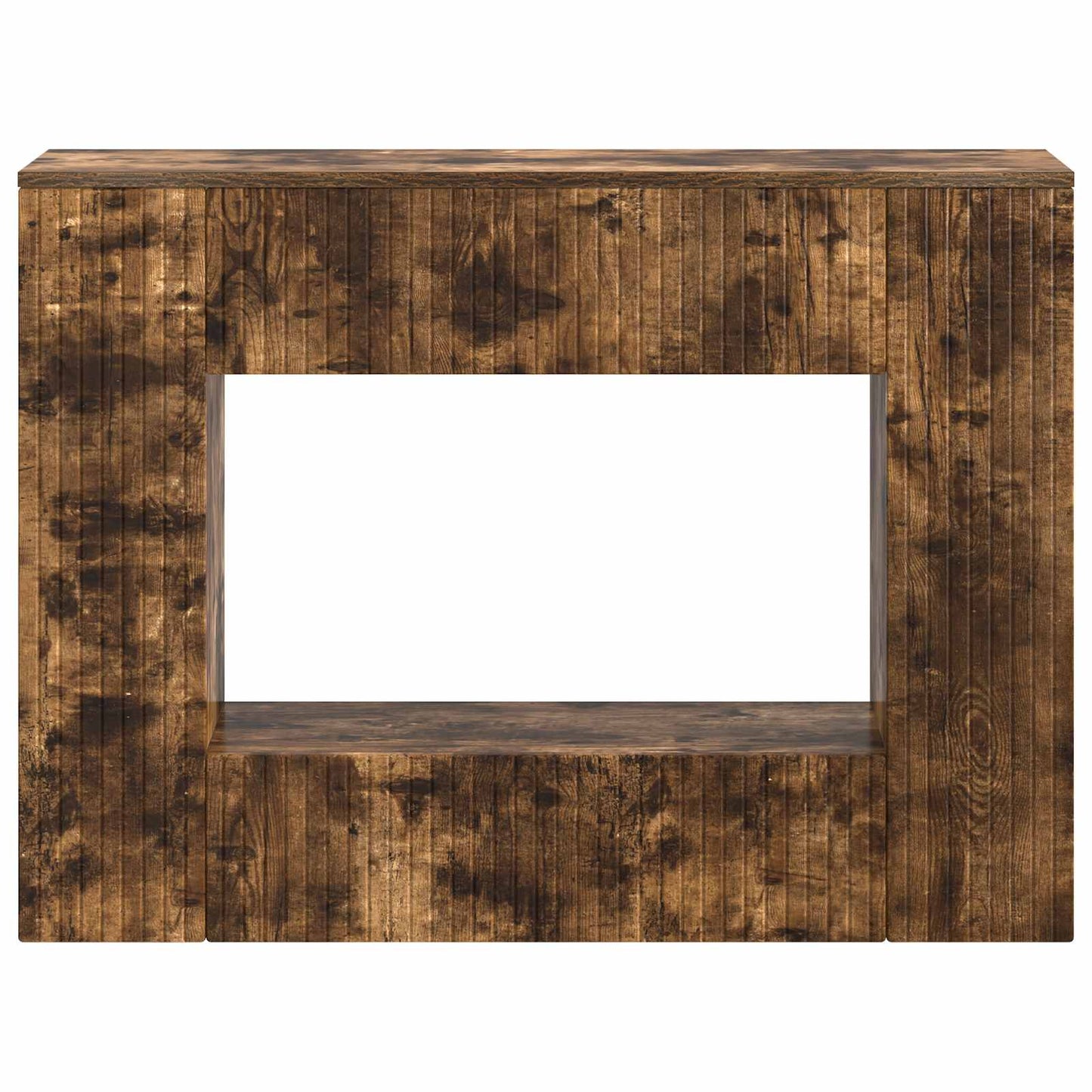 Konsollbord Stripete Røkt Eik 101 x 29 x 74 cm Konstruert tre