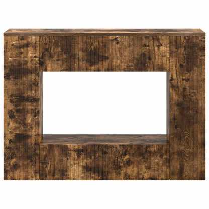 Konsollbord Stripete Røkt Eik 101 x 29 x 74 cm Konstruert tre