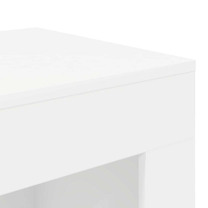 Sidetabell Hvit 60 x 40 x 65 cm Konstruert tre