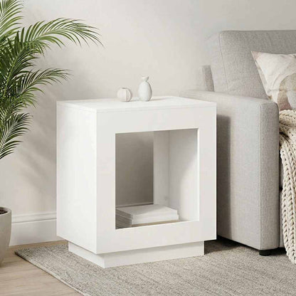 Sidetabell Hvit 60 x 40 x 65 cm Konstruert tre
