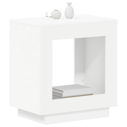 Sidetabell Hvit 60 x 40 x 65 cm Konstruert tre