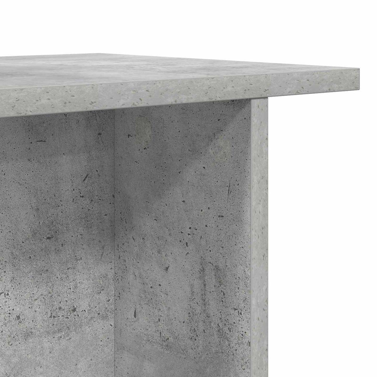 Kaffebord 2 pcs Betonggrå 40 x 30 x 49 cm Konstruert tre
