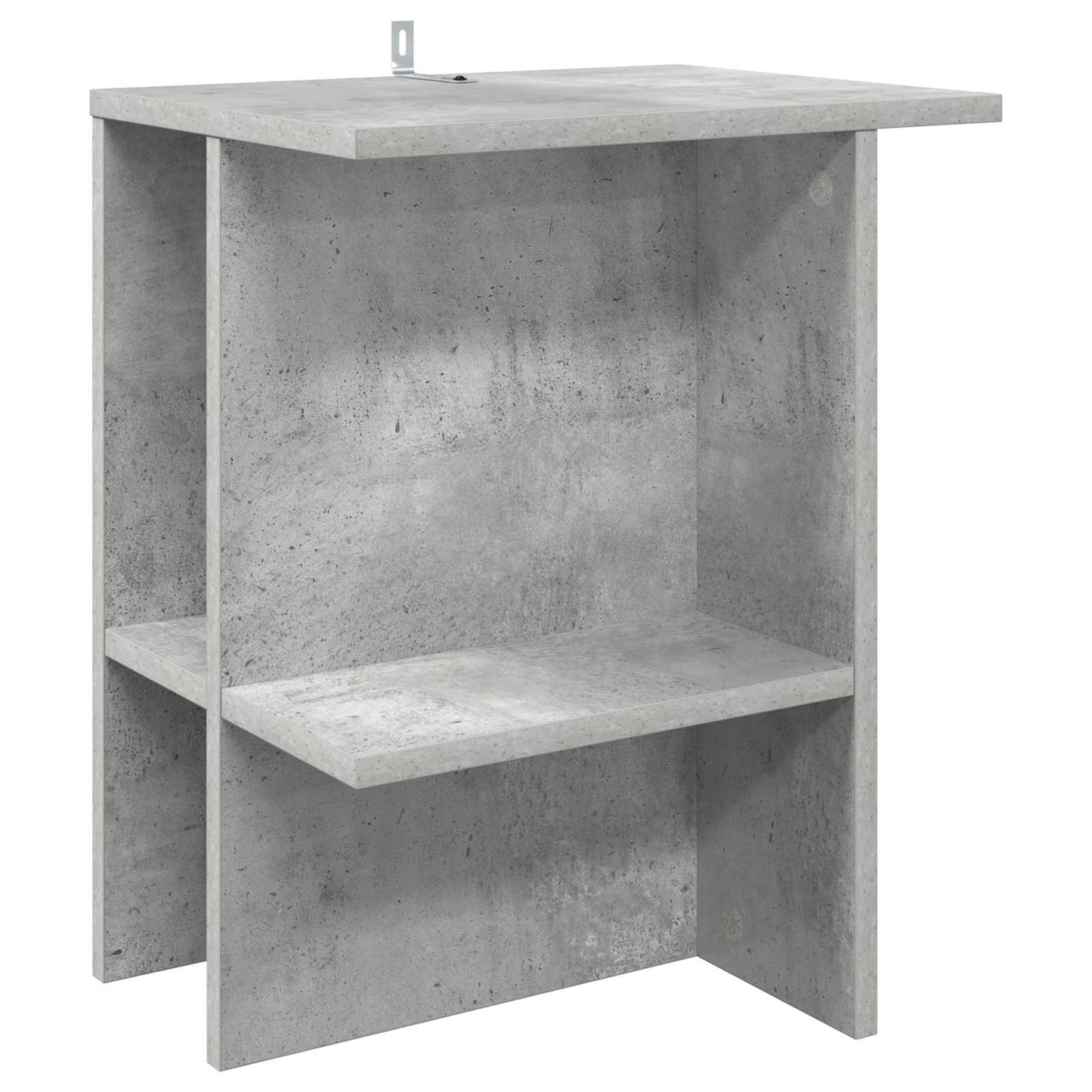 Kaffebord 2 pcs Betonggrå 40 x 30 x 49 cm Konstruert tre