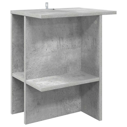 Kaffebord 2 pcs Betonggrå 40 x 30 x 49 cm Konstruert tre