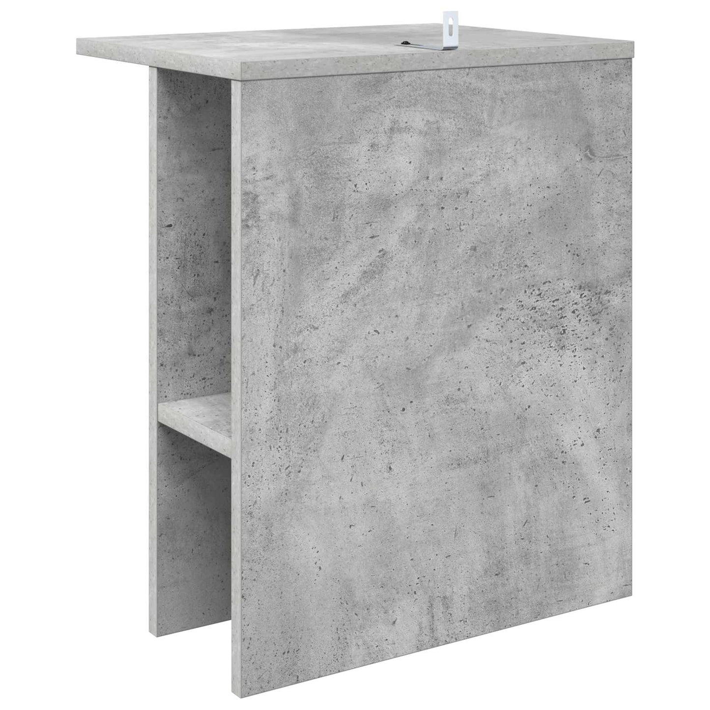 Kaffebord 2 pcs Betonggrå 40 x 30 x 49 cm Konstruert tre