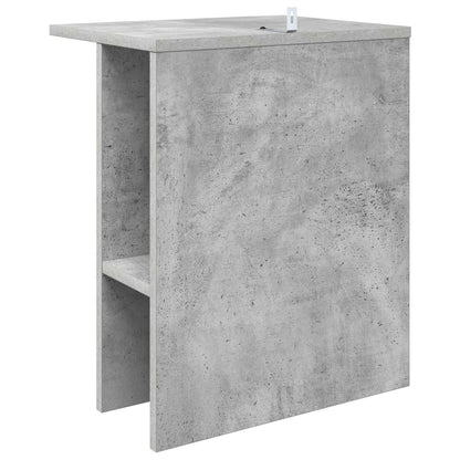 Kaffebord 2 pcs Betonggrå 40 x 30 x 49 cm Konstruert tre