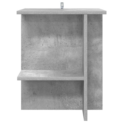 Kaffebord 2 pcs Betonggrå 40 x 30 x 49 cm Konstruert tre