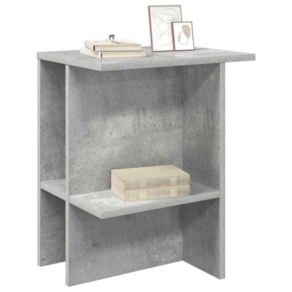 Kaffebord 2 pcs Betonggrå 40 x 30 x 49 cm Konstruert tre
