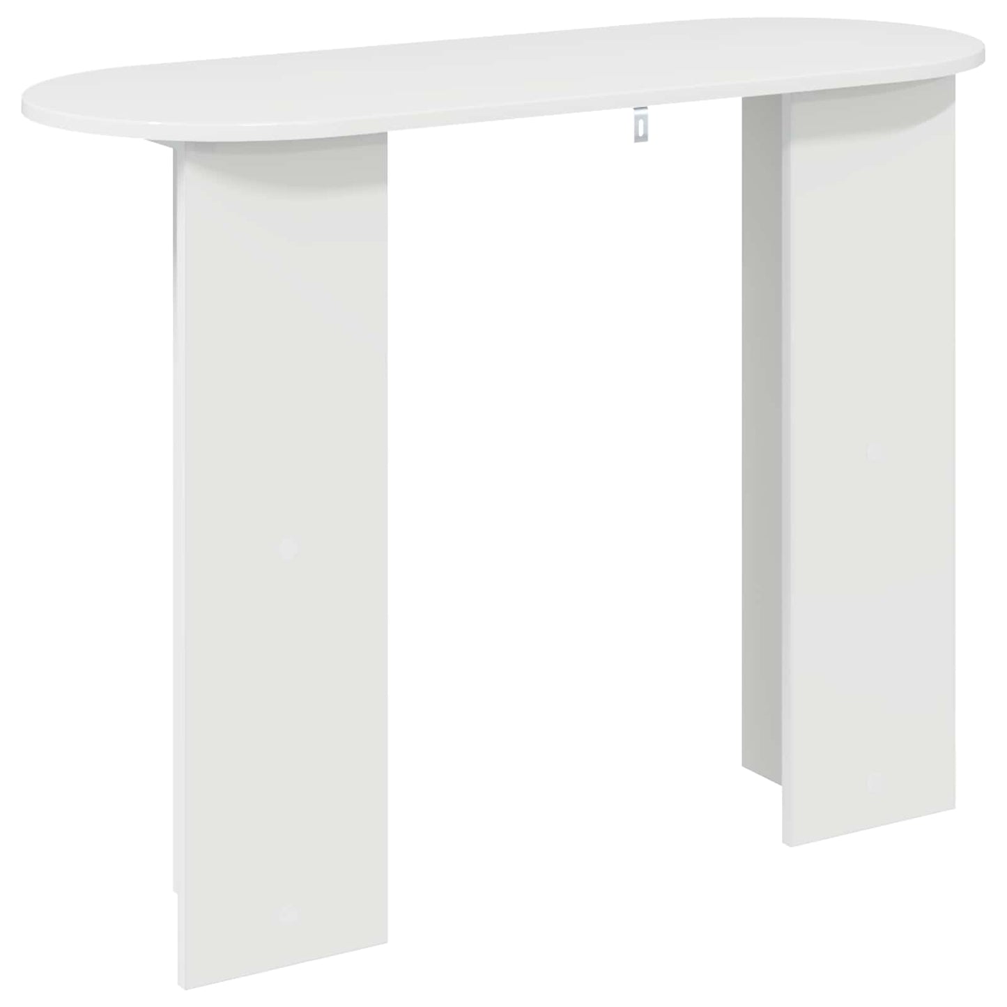 Konsollbord Høgglans hvit 100 x 39,5 x 75 cm Konstruert tre