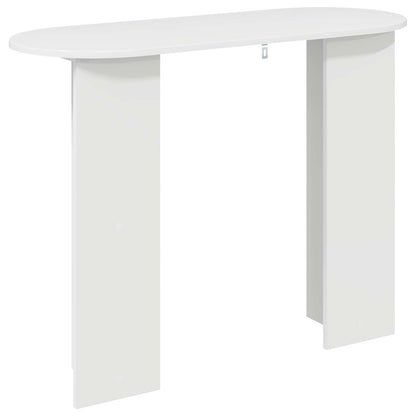 Konsollbord Høgglans hvit 100 x 39,5 x 75 cm Konstruert tre