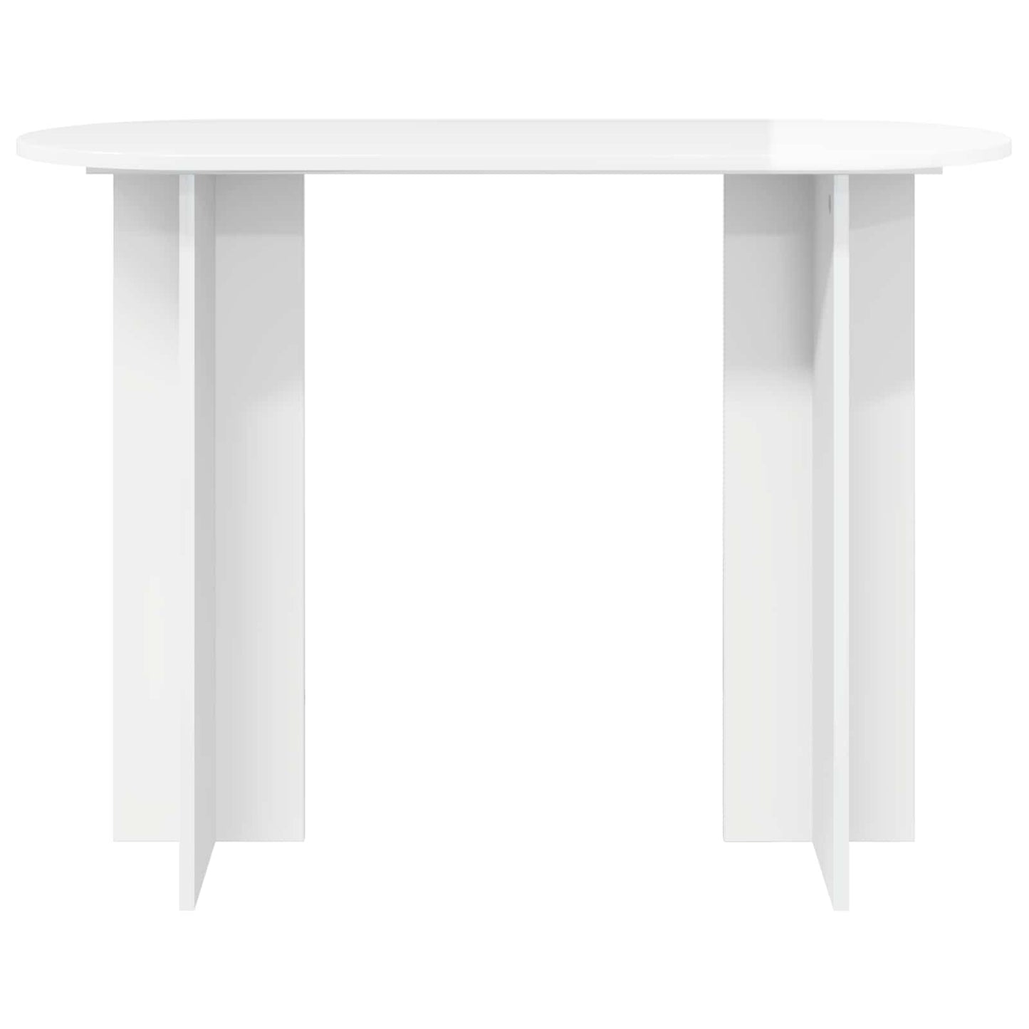 Konsollbord Høgglans hvit 100 x 39,5 x 75 cm Konstruert tre