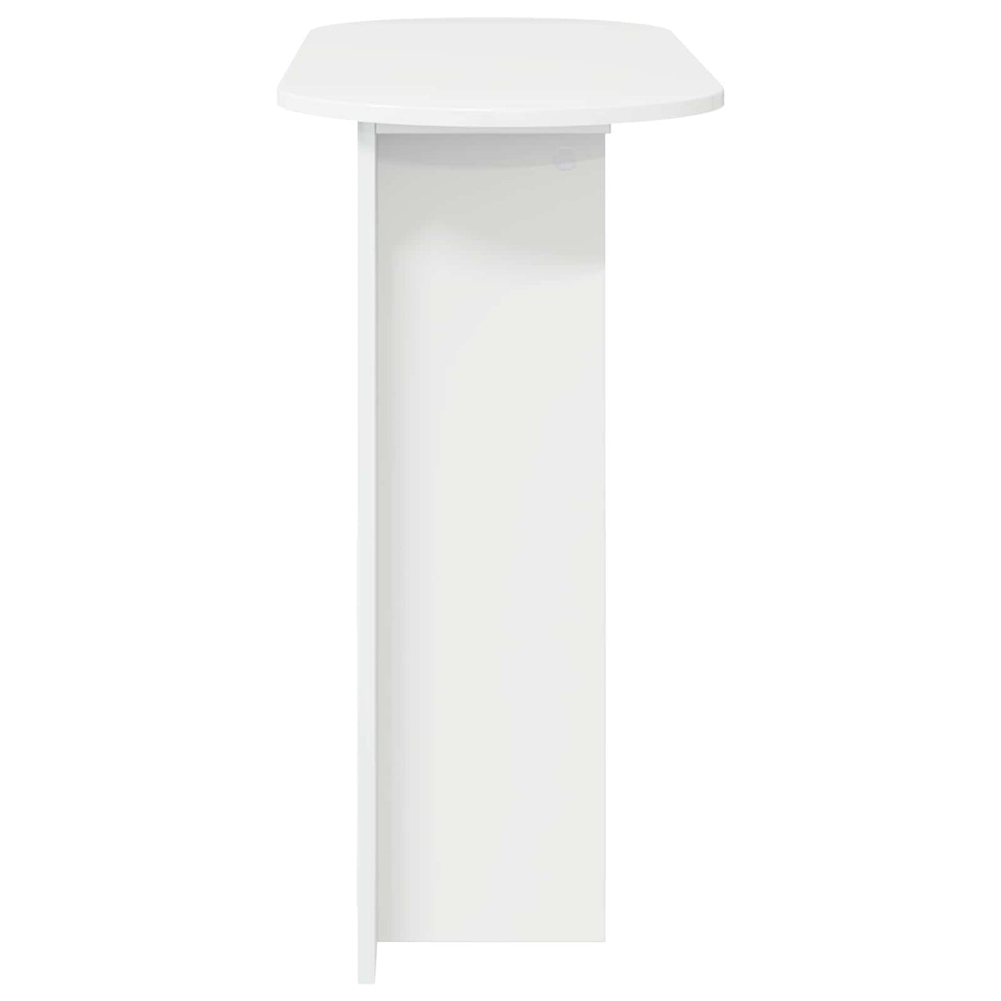 Konsollbord Høgglans hvit 100 x 39,5 x 75 cm Konstruert tre