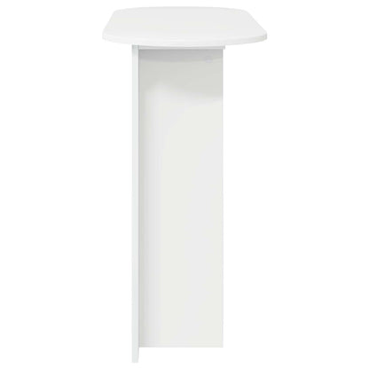 Konsollbord Høgglans hvit 100 x 39,5 x 75 cm Konstruert tre