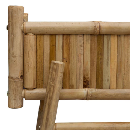 Hagepotte med holder Naturlig 50 x 38 x 114 cm Bambus