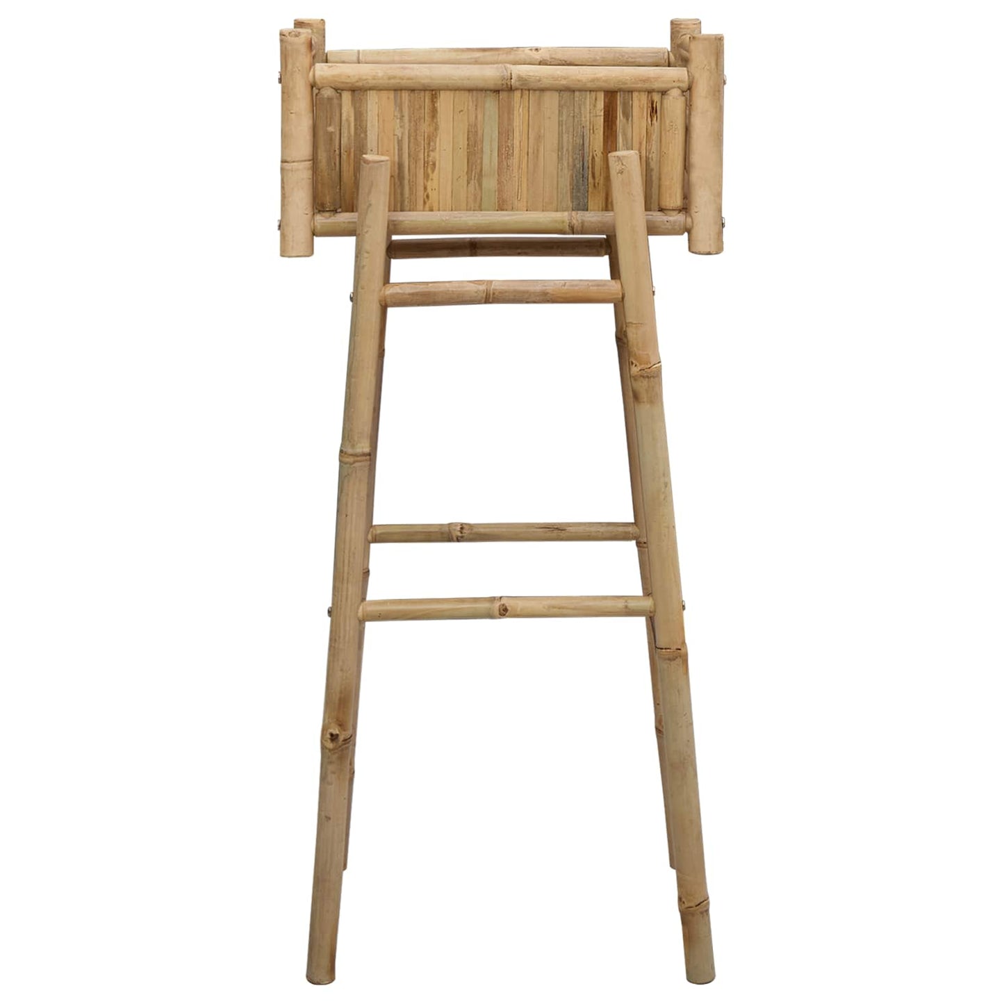 Hagepotte med holder Naturlig 50 x 38 x 114 cm Bambus
