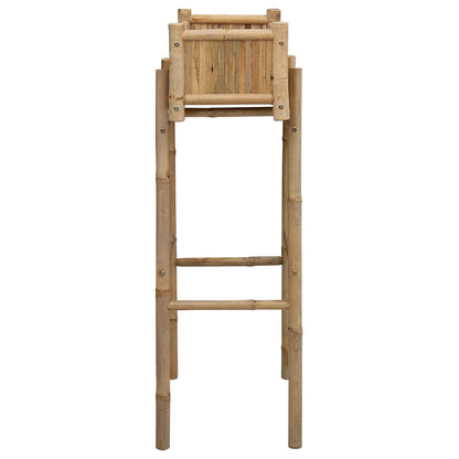 Hagepotte med holder Naturlig 50 x 38 x 114 cm Bambus