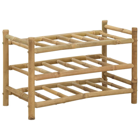 Vinstativ Vinskap Naturlig 57 x 29,5 x 36 cm Bambus