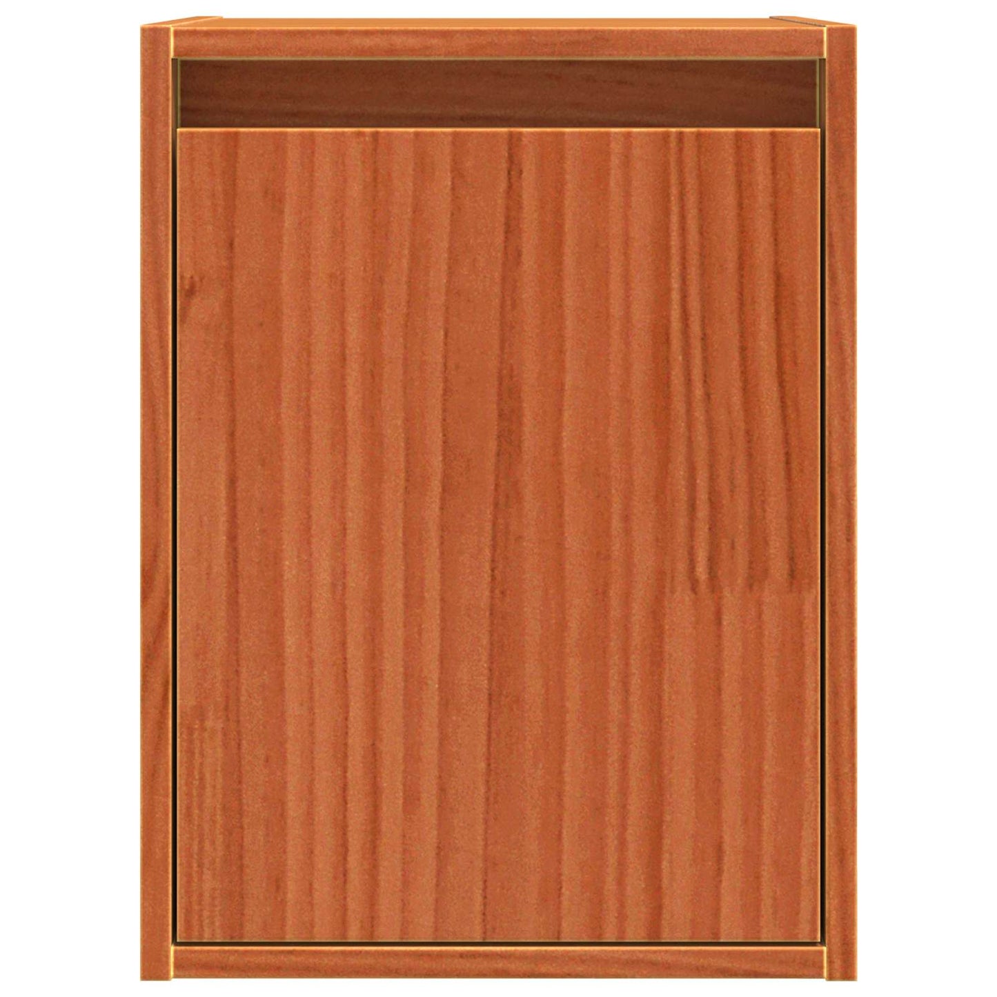 Veggskap med dør 2 pcs Vokset Brun 30 x 30 x 40 cm Massiv furu