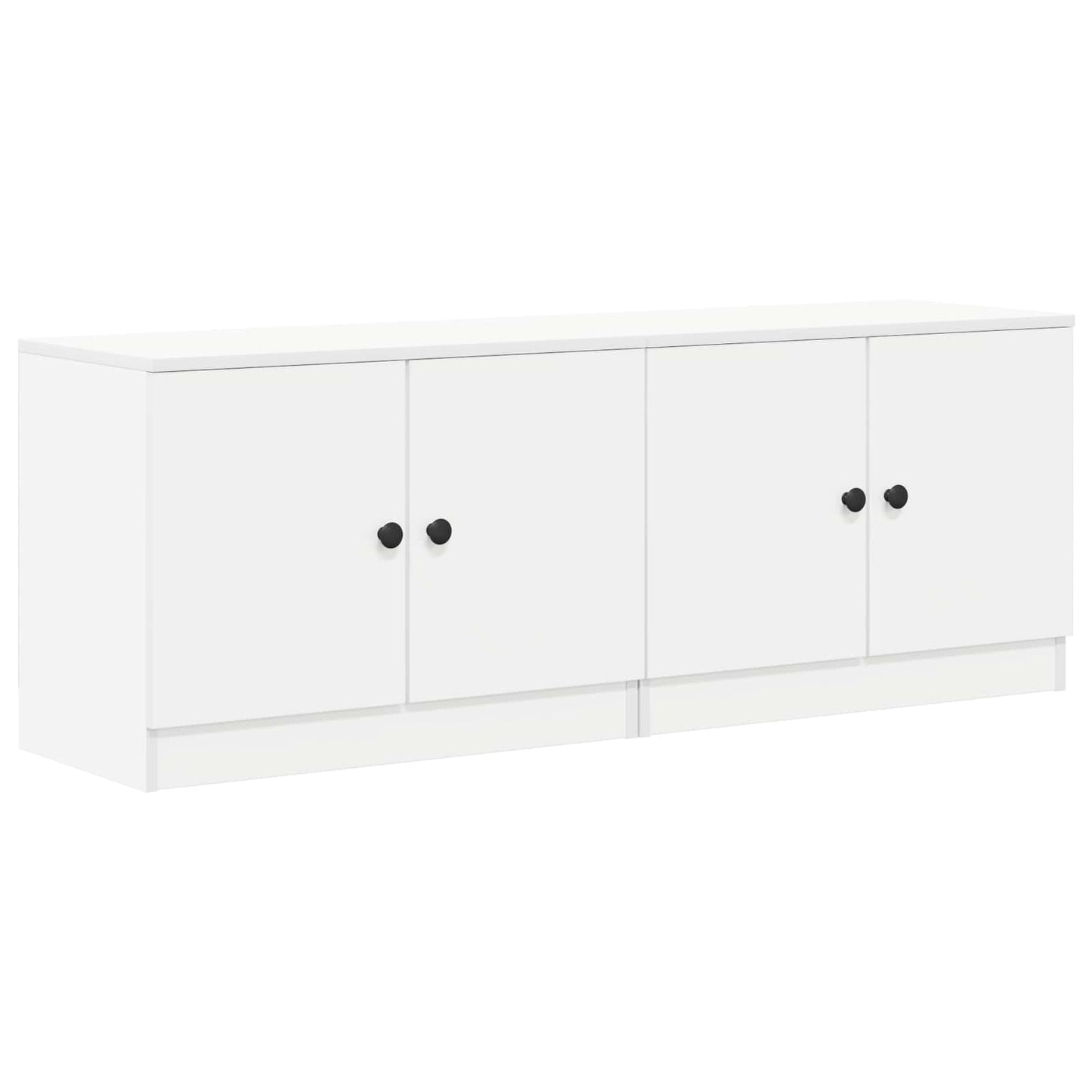 Sengeskap med lagring 2 pcs Hvit 66 x 35 x 48 cm Konstruert tre