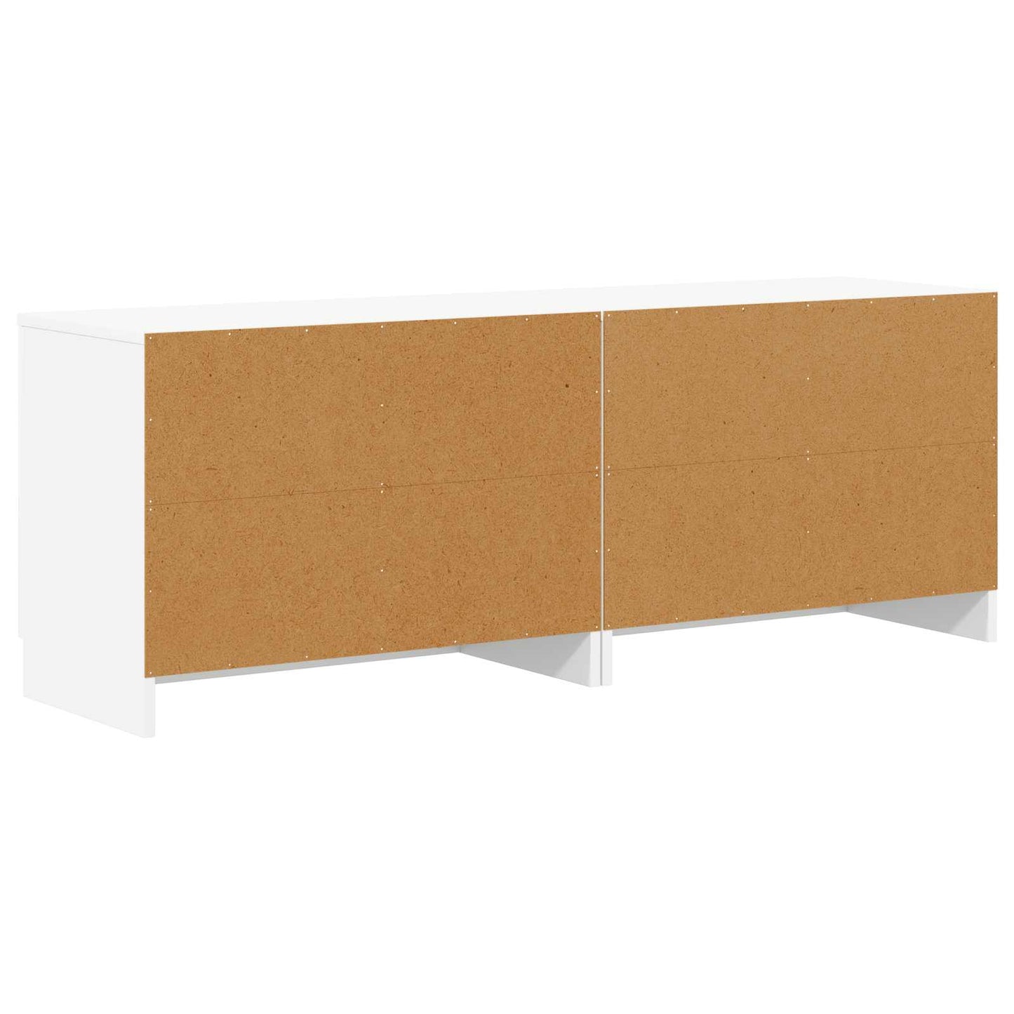 Sengeskap med lagring 2 pcs Hvit 66 x 35 x 48 cm Konstruert tre