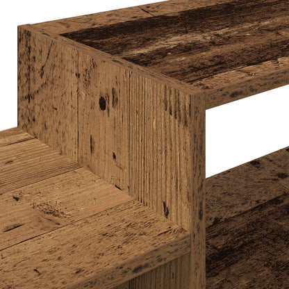 Vegghengt TV-skap Veggmontert Gammelt tre 180 x 28 x 21 cm
