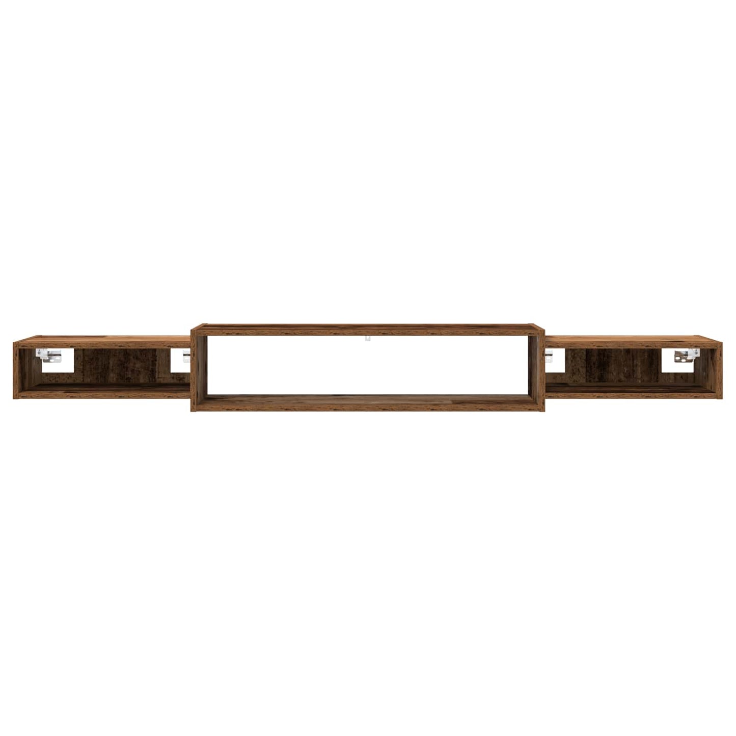 Vegghengt TV-skap Veggmontert Gammelt tre 180 x 28 x 21 cm