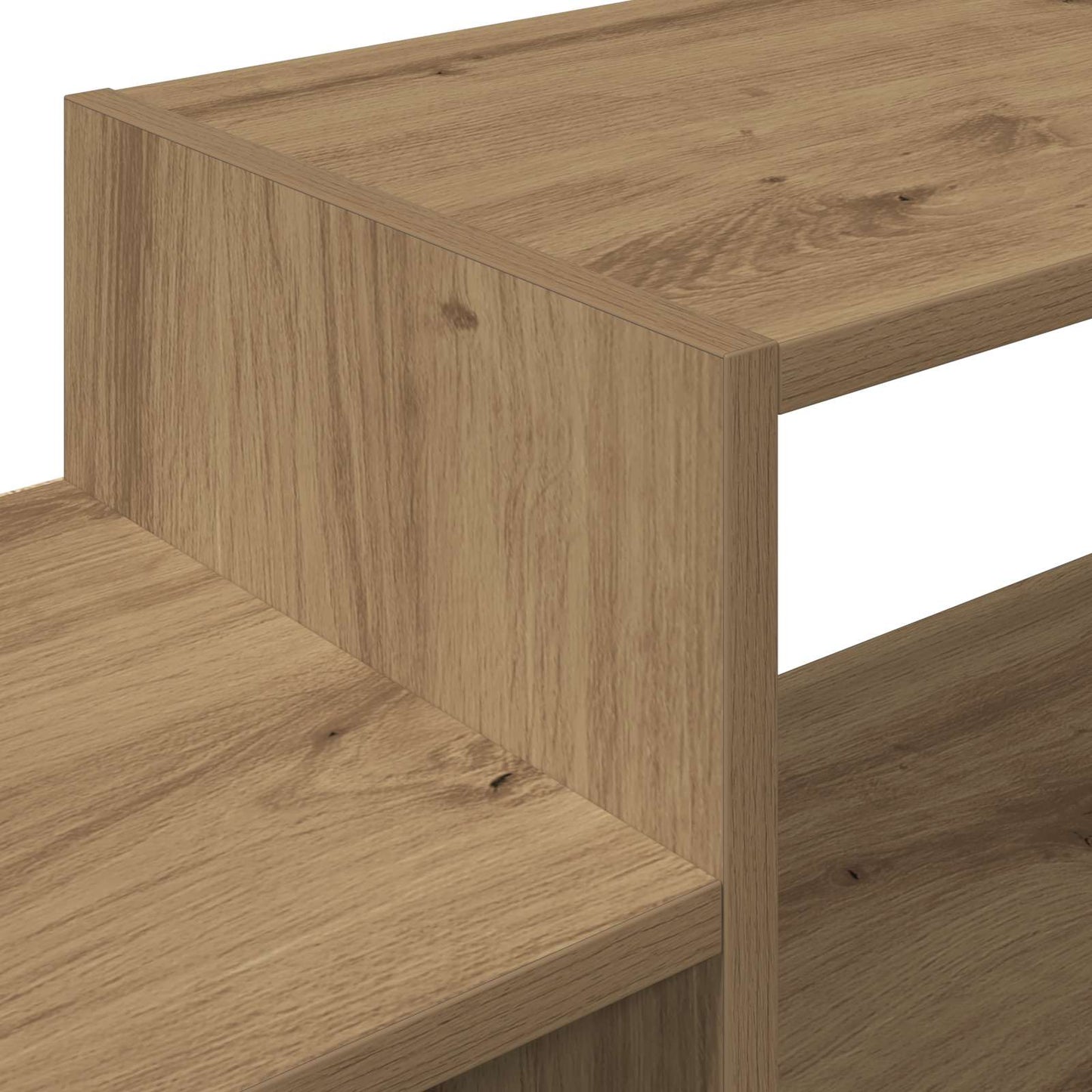 Vegghengt TV-skap Veggmontert Artisan eik 180 x 28 x 21 cm