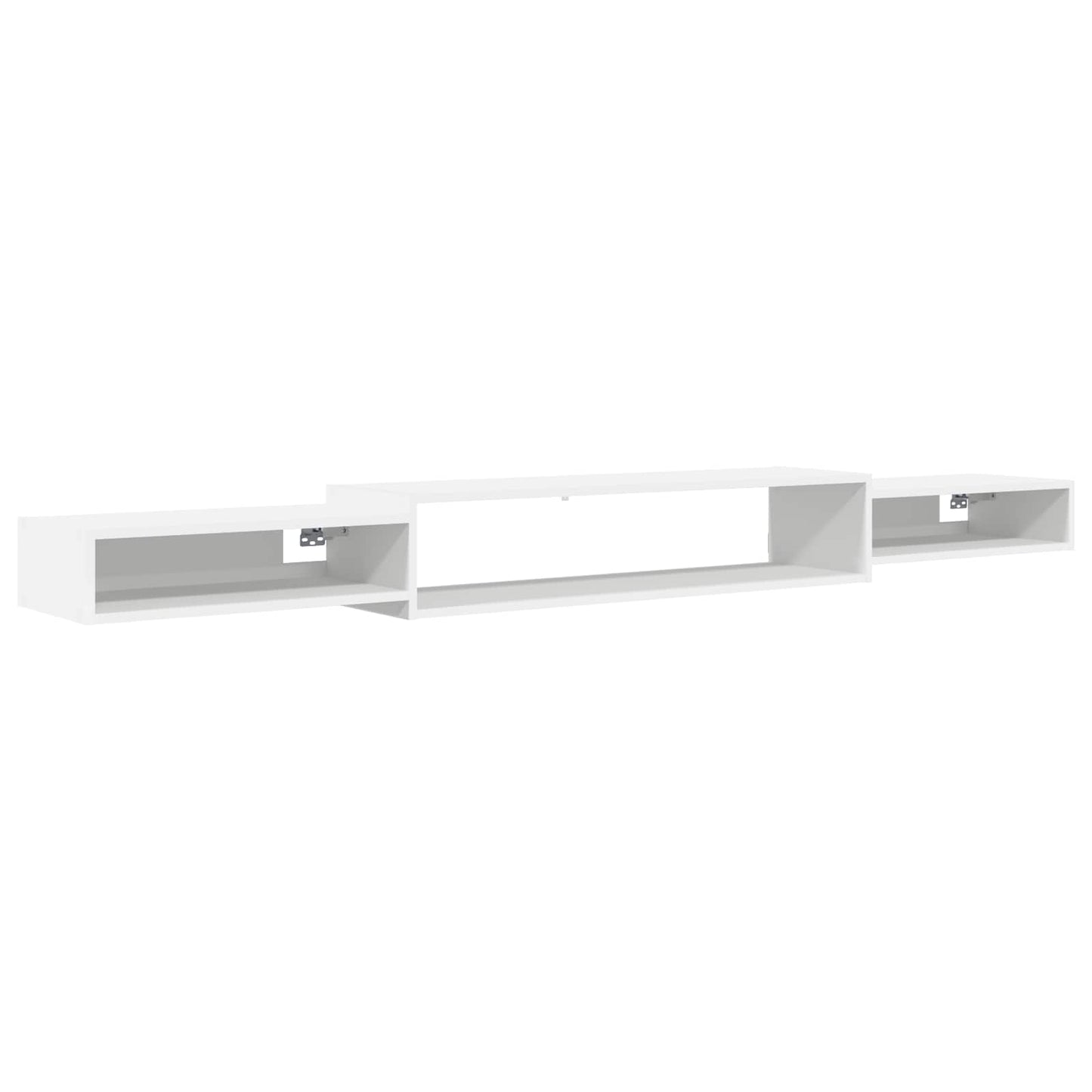 Vegghengt TV-skap Veggmontert Hvit 220 x 28 x 21 cm
