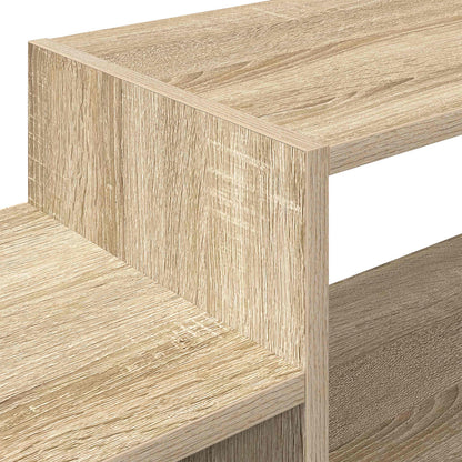 Vegghengt TV-skap Veggmontert Sonoma eik 220 x 28 x 21 cm